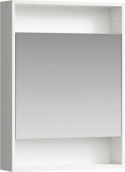 Шкаф-зеркало 60 см, дуб канадский, Aqwella Сити SIT0406DK