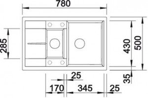 Фотография товара Blanco Metra 6 S Compact 513473