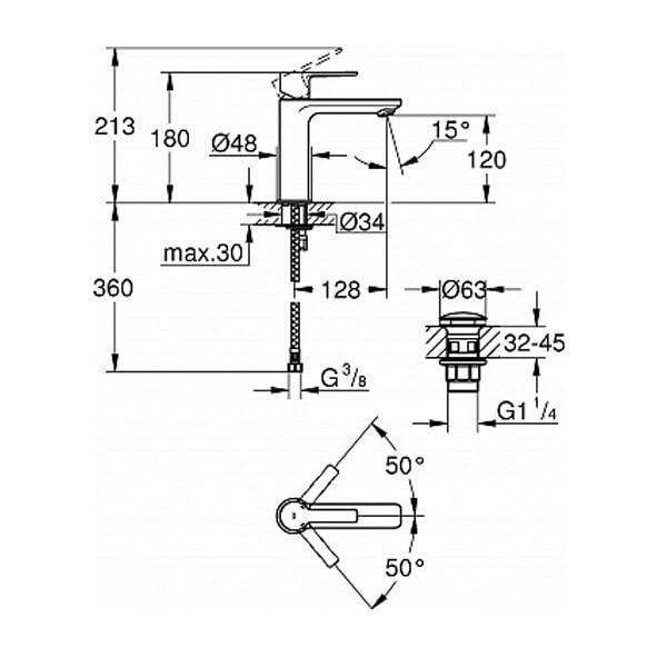 Фотография товара Grohe Lineare   23106DC1Gr