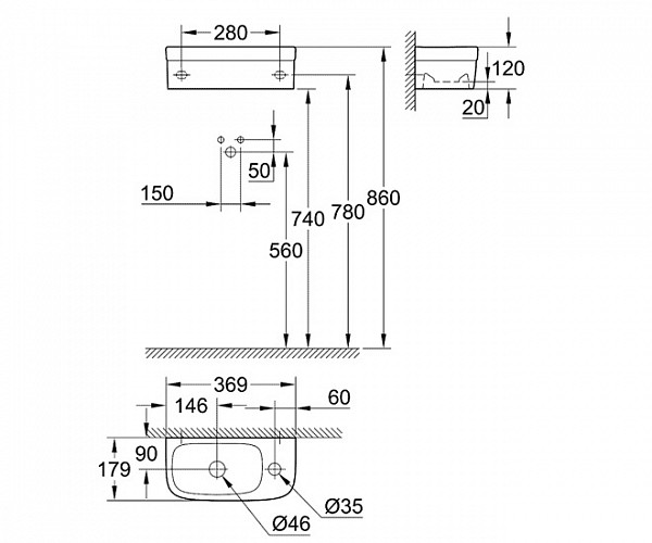 Фотография товара Grohe Euro Ceramic 3932700HGr