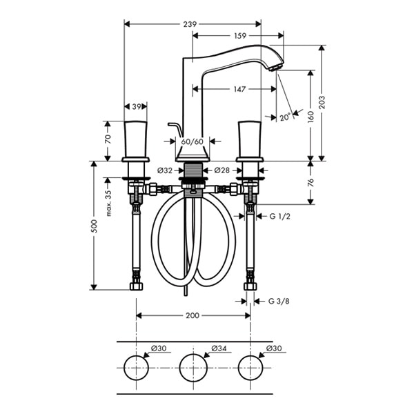 Фотография товара Hansgrohe Metropol    31305090