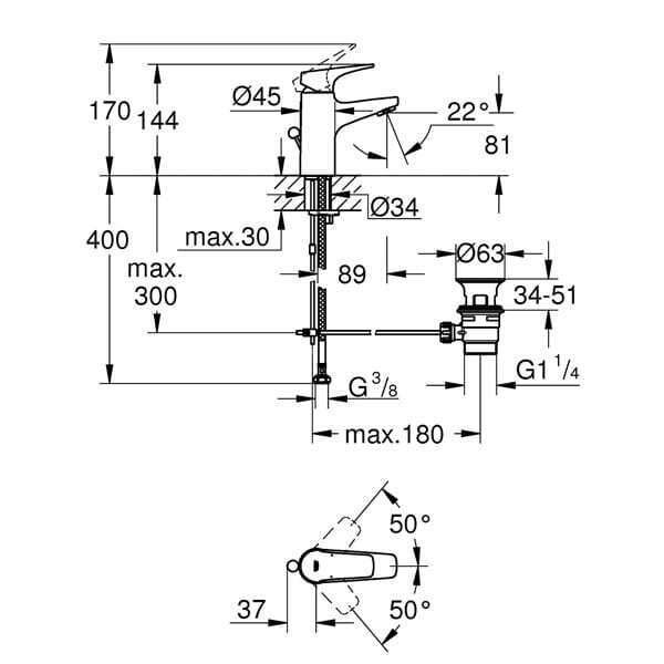 Фотография товара Grohe BauFlow 23751000Gr