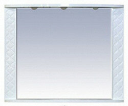 Зеркало 100 см, белое, Misty Valencia 100 Л-Вал03100-011