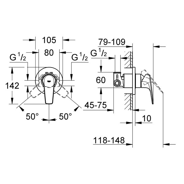 Фотография товара Grohe BauFlow 29046000Gr