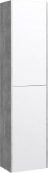Шкаф-пенал, без фасадов, бетон светлый, Aqwella Mobi MOB0535BS