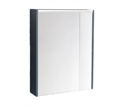 Зеркальный шкаф 70, белый глянец/антрацит Roca Ronda ZRU9302969