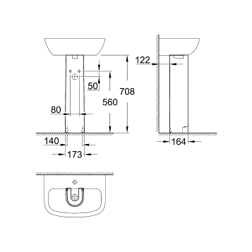 Фотография товара Grohe Bau Ceramic 39425000Gr