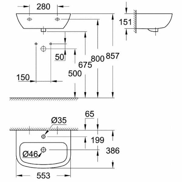 Фотография товара Grohe Bau Ceramic 39440000Gr