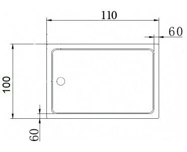 Фотография товара Cezares Tray TRAY-A-AH-110/100-15-W