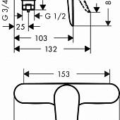 Смеситель для душа Hansgrohe Talis E 71761000