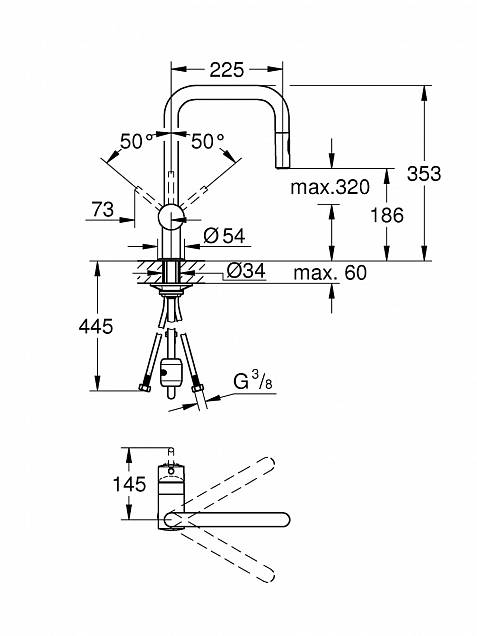 Фотография товара Grohe Minta 32322002Gr