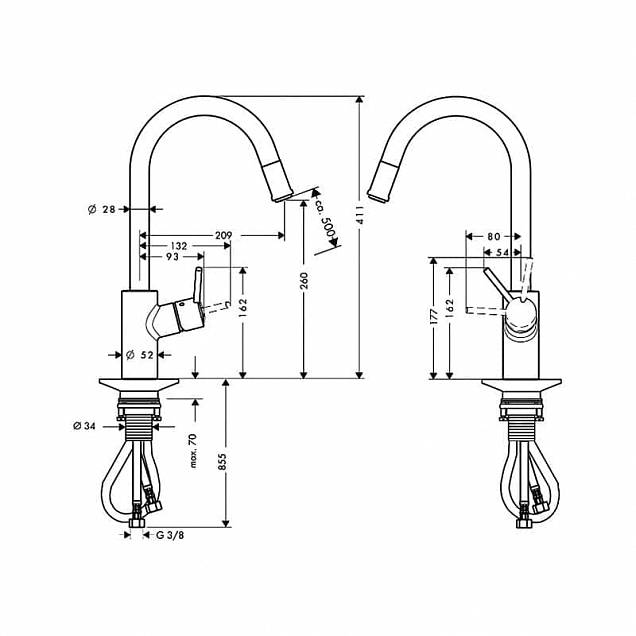 Фотография товара Hansgrohe Talis S 14872800