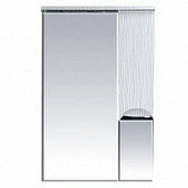 Шкаф-зеркало 65 см, белая пленка, правый, Misty Лорд 65 R П-Лрд04065-012СвП
