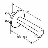 Излив для ванны Grohe BauCosmopolitan 13255000