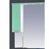 Шкаф-зеркало 65 см, салатовая эмаль, левый, Misty Жасмин 65 L П-Жас02065-071СвЛ