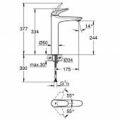 Смеситель для раковины Grohe Eurostyle 23719003