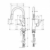 Смеситель для кухни Hansgrohe Talis S 72813000