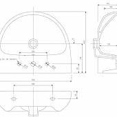 Раковина 55 см Ifo Special RP710125500