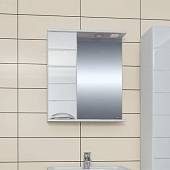 Шкаф-зеркало 60 см, белый, левый, СаНта Родос L 106015