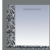 Зеркало 80 см, белое/черное, Misty Мадлен 80 П-Мад03080-242