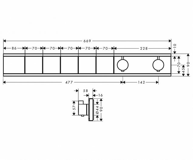 Фотография товара Hansgrohe RainSelect 15384700