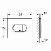 Накладная панель Grohe Arena Cosmopolitan 38858SH0