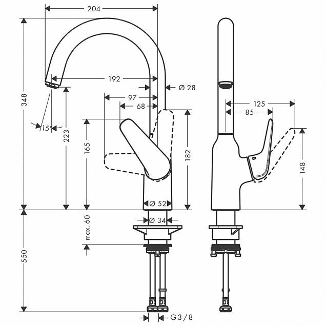 Фотография товара Hansgrohe Focus M42 71802000