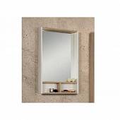 Зеркало-шкаф 55 см, белый/дуб сонома Акватон Йорк 55 1A173202YOAD0