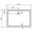 Фотография товара Cezares Tray TRAY-M-AH-140/90-35-W