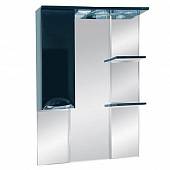 Шкаф-зеркало 85 см, черная пленка, левый, Misty Жасмин 85 L П-Жас02085-022СвЛ