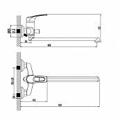 Смеситель для ванны с душевым набором Lemark Omega LM3101C