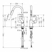 Смеситель для кухни Focus Hansgrohe 31815670