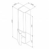 Шкаф-пенал Am.Pm Sensation M30CHR0406BG