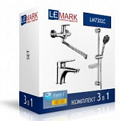 Комплект смесителей 3 в 1 Lemark Set LM7302C
