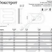 Полотенцесушитель водяной 500х700, бок.подкл. хром Terminus Фокстрот 500*700 4620768881305