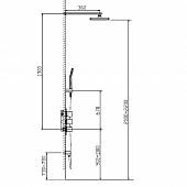 Душевая система, хром, Timo Tetra-thermo SX-0179/00SM