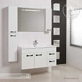 Комплект мебели 100 см, белая, Акватон Диор 100 1A167701DR010-K