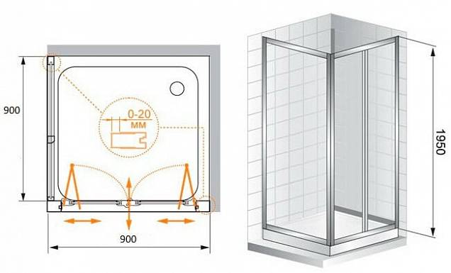 Фотография товара Cezares Porta PORTA-AS-2-90-C-Cr