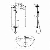 Душевая система Hansgrohe Croma 27224000