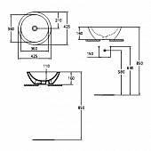 Раковина 45 см Ideal Standard Strada K078301