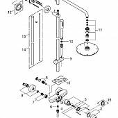 Душевая система Grohe Euphoria XXL 23058003