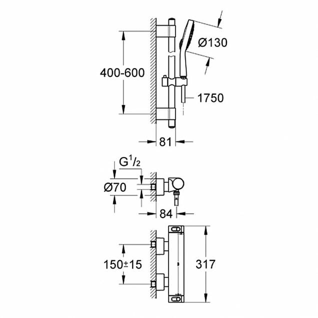 Фотография товара Grohe Grohtherm 2000 New 34281001Gr