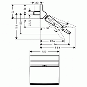 Верхний душ Raindance Hansgrohe 26442000