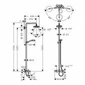 Душевая система Hansgrohe Croma Select S 27351400