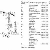 Смеситель для биде (д.к) Grohe Costa 24480001