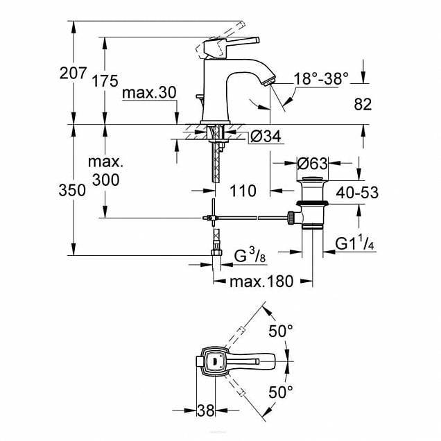 Фотография товара Grohe Grandera 23303IG0Gr