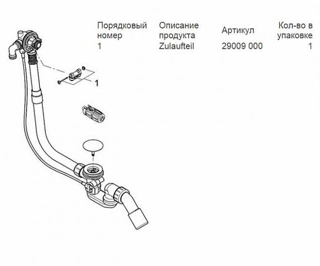 Фотография товара Grohe Talentofill 28990000Gr