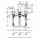 Смеситель для раковины (д.к) Hansgrohe Talis E 71733000