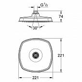 Верхний душ Grohe Grandera 27974000