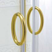 Душевая дверь в нишу 120 см, профиль золото, правая, Cezares MODENA-BF-1-120-P-G-R